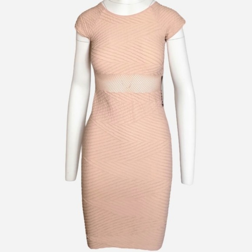 BEBE Bandage Bodycon Cocktail Mini Dress